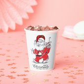 Vrolijk kerstfeest papieren bekers