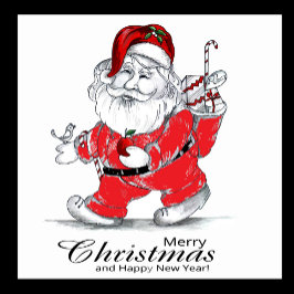 Vrolijk kerstfeest papieren bekers