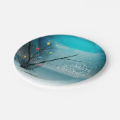 Vrolijk kerstfeest - Papieren Borden 7 inch Papieren Bordje (Gekanteld)