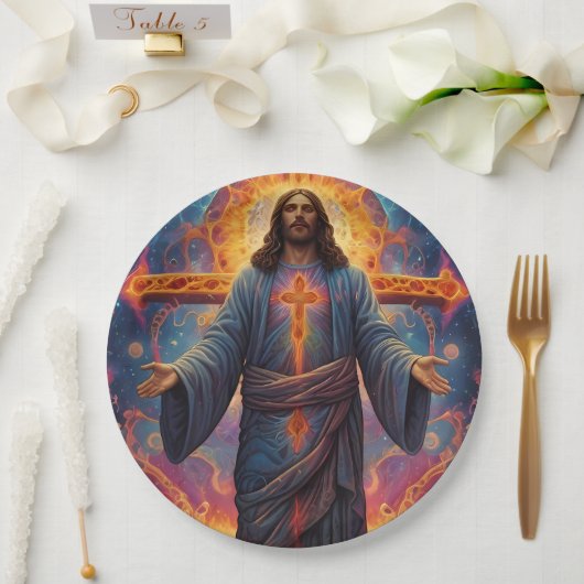 Vrolijk kerstfeest papieren bordje (Huwelijk)