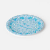 vrolijk kerstfeest papieren bordje (Gekanteld)