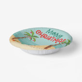 Vrolijk kerstfeest papieren kommen (Gebogen)