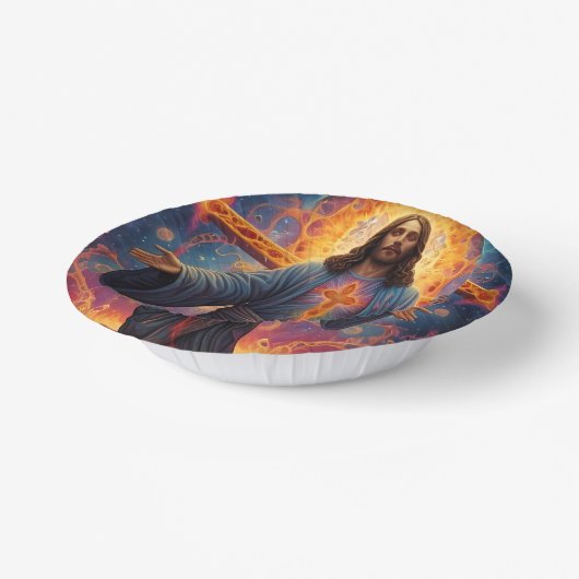 Vrolijk kerstfeest papieren kommen (Gebogen)