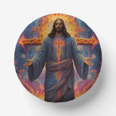 Vrolijk kerstfeest papieren kommen (Voorkant)