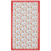 Vrolijk kerstfeest Pas Familienaam of Tekst aan Tafelkleed (Voorkant)