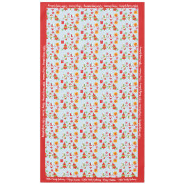 Vrolijk kerstfeest Pas Familienaam of Tekst aan Tafelkleed