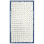 Vrolijk kerstfeest Pas Familienaam of Tekst aan Tafelkleed (Voorkant)