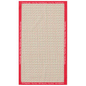 Vrolijk kerstfeest Pas Familienaam of Tekst aan Tafelkleed (Voorkant)