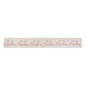 Vrolijk kerstfeest, pasta roze roze goud grosgrain lint (Voorkant)