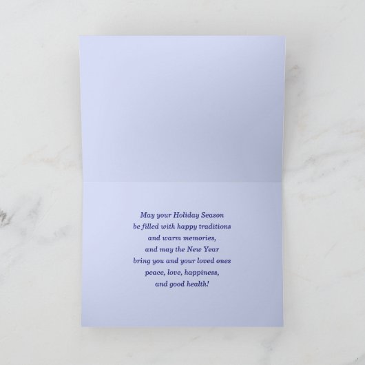 Vrolijk kerstfeest. Patriottisch Feestdagen Kaart (Binnen)