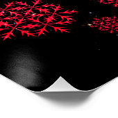 Vrolijk kerstfeest perfect poster (Hoek)