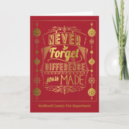 Vrolijk Kerstfeest Personeelsvakantie Kaart