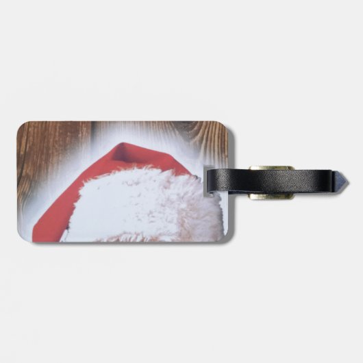 Vrolijk kerstfeest, Pet van de kerstman Bagagelabel (Achterkant horizontaal)