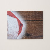 Vrolijk kerstfeest, Pet van de kerstman Legpuzzel (Horizontaal)