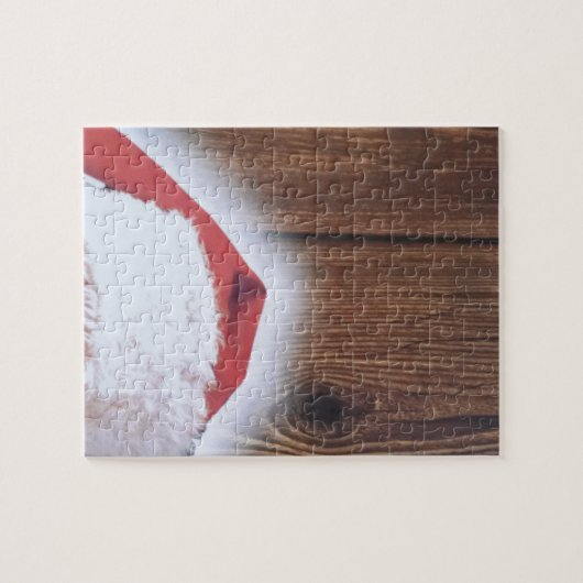 Vrolijk kerstfeest, Pet van de kerstman Legpuzzel (Horizontaal)