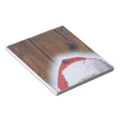 Vrolijk kerstfeest, Pet van de kerstman Notitieblok (Schuin)