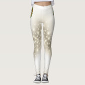 Vrolijk Kerstfeest Pickleball 1A Opties Leggings (Voorkant)