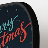 Vrolijk kerstfeest pickleball paddle (Links Detail)