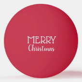 Vrolijk kerstfeest pingpongbal (Achterkant)