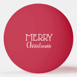 Vrolijk kerstfeest pingpongbal