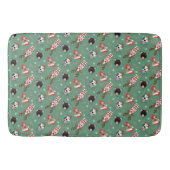 Vrolijk Kerstfeest Pit Bull Dogs Badmat (Voorkant)
