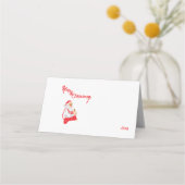 :vrolijk kerstfeest plaatskaartje (Voorkant)