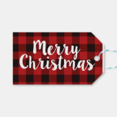 Vrolijk Kerstfeest Plaid | LABELS Cadeaulabel (Voorkant (Horizontaal))