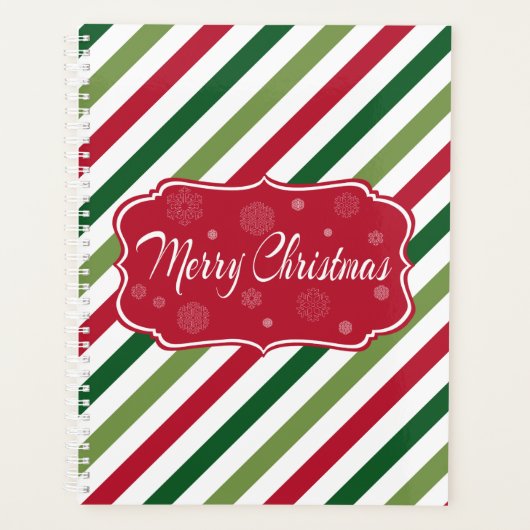 Vrolijk kerstfeest planner (Voorkant)