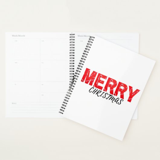 Vrolijk kerstfeest planner (Display)