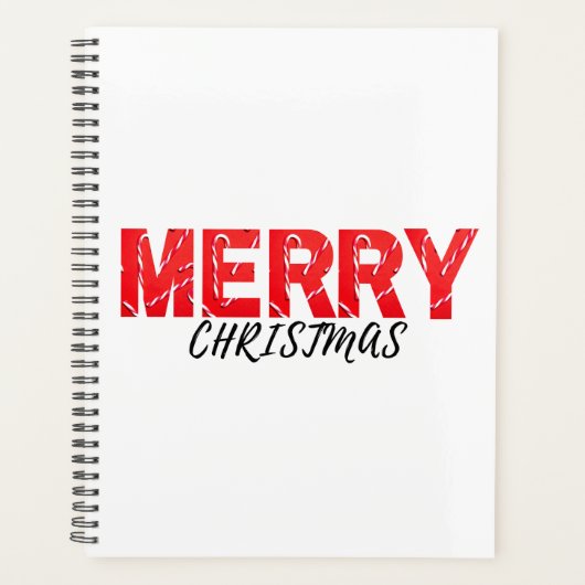 Vrolijk kerstfeest planner (Voorkant)