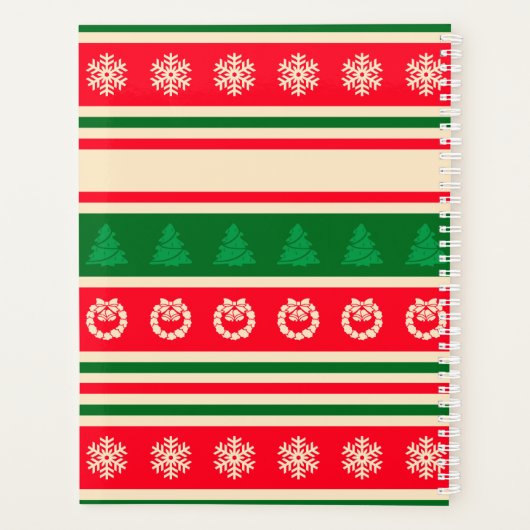 Vrolijk kerstfeest planner (Achterkant)