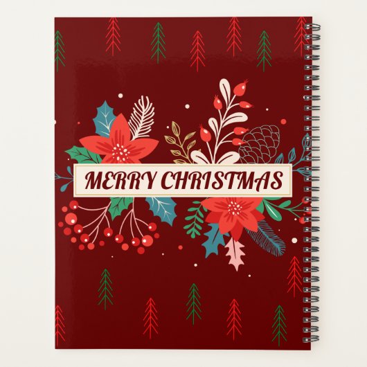 Vrolijk kerstfeest planner (Achterkant)