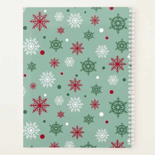 Vrolijk kerstfeest planner (Achterkant)