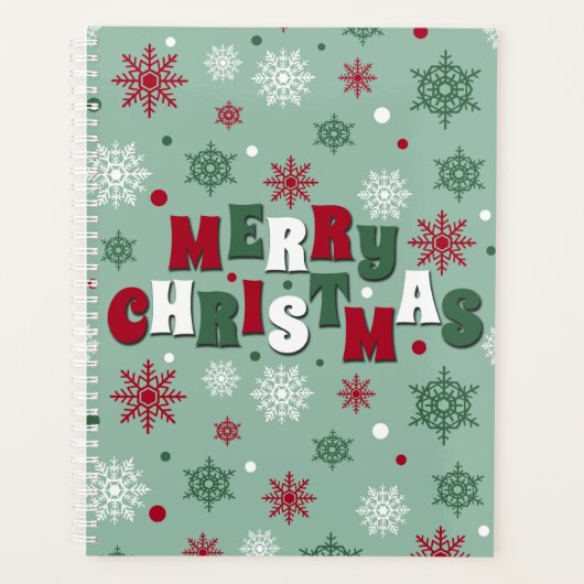 Vrolijk kerstfeest planner (Voorkant)