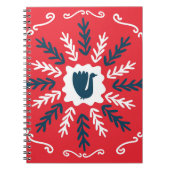 Vrolijk kerstfeest, plein om te schilderen tot notitieboek (Voorkant)