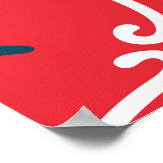 Vrolijk kerstfeest, plein om te schilderen tot poster (Hoek)