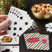 Vrolijk kerstfeest pokerkaarten (Insitu)