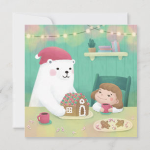 Vrolijk Kerstfeest: Polar Beer & Kind Kaart