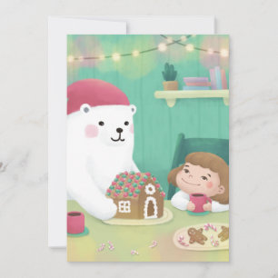 Vrolijk Kerstfeest: Polar Beer & Kind Kaart