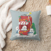 Vrolijk Kerstfeest: Polar Beer & Soda Can Kussen (Deken)