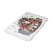 Vrolijk kerstfeest Pony Badmat (Gekanteld)