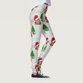 Vrolijk Kerstfeest Poo Emoji leggings (Rechts)