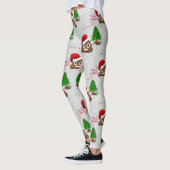 Vrolijk Kerstfeest Poo Emoji leggings (Links)