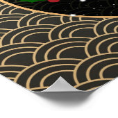 Vrolijk kerstfeest, populair design poster (Hoek)