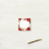 Vrolijk kerstfeest post-it® notes (Op bureau)