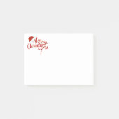 Vrolijk kerstfeest post-it® notes (Voorkant)