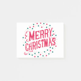 Vrolijk kerstfeest post-it® notes