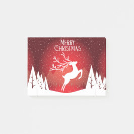 Vrolijk kerstfeest post-it® notes