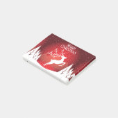 Vrolijk kerstfeest post-it® notes (Schuin)