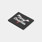 Vrolijk kerstfeest post-it® notes (Schuin)